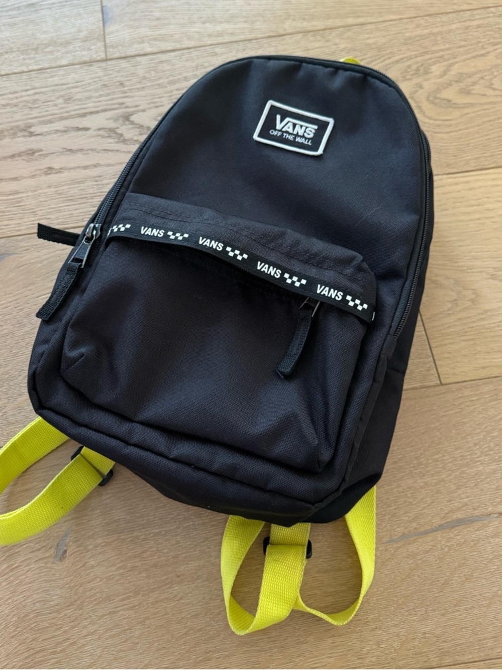 Vans Bounds Mini Backpack Black/Neon Green - Picture 3 of 11